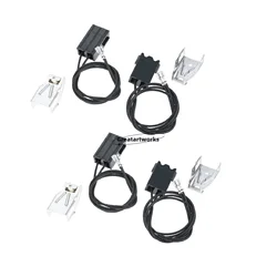 4sets Element Receptacle and Wire WB2X8228 fit for General Electric/Hotpoint/Kenmore AP2013499 PS242972 WB62X5401 WB62X5405