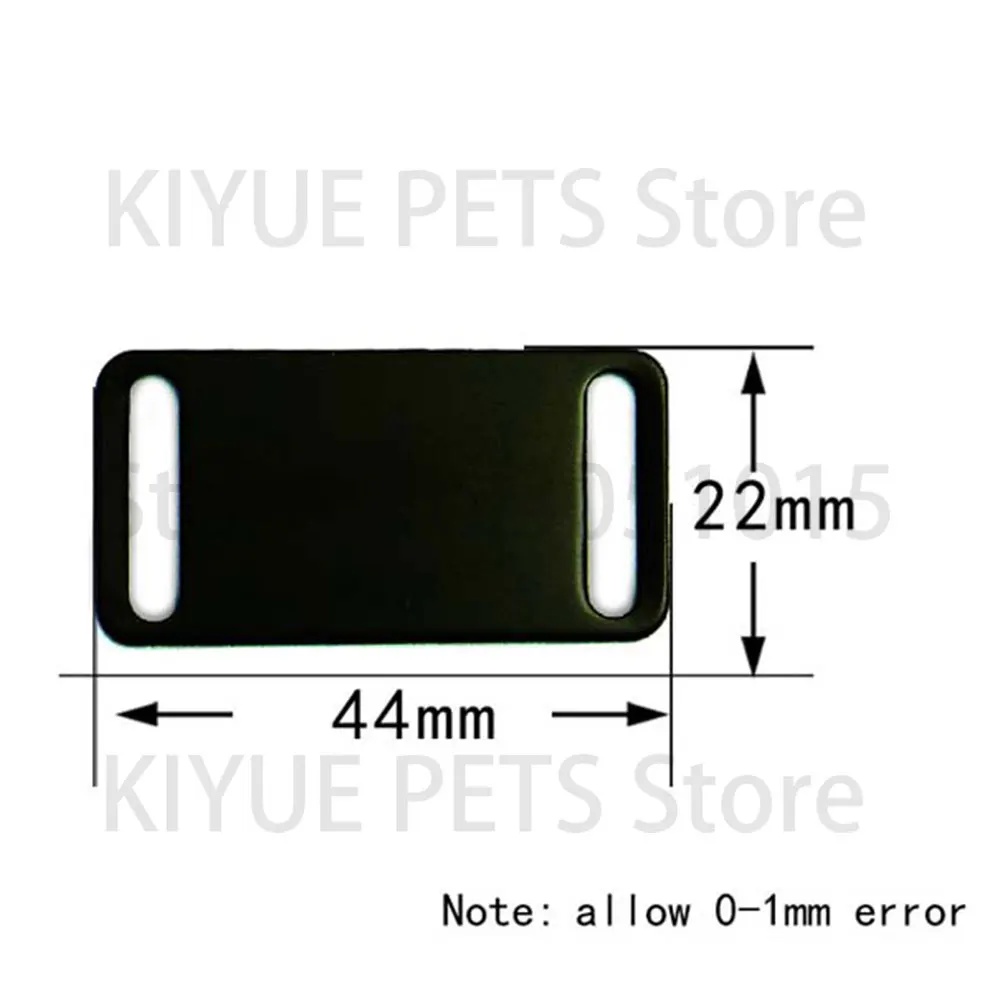 KIYUE 20Pc Pet Shop Aluminum Tags Dog Name Tag ID Plate Custom Laser Engraved For Cat Phone Number Lable Keyrings Accessories