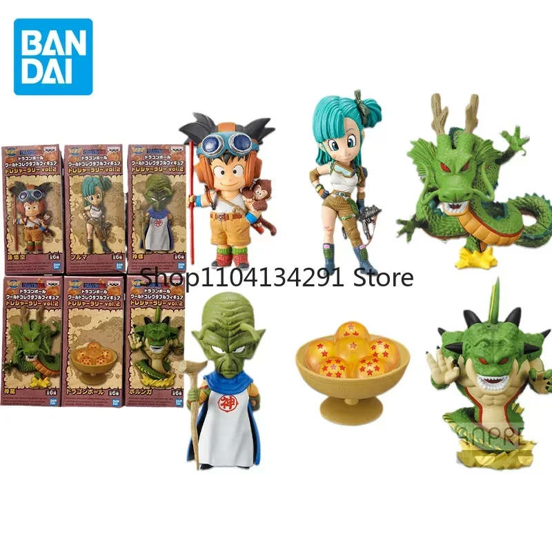

Bandai Original Dragon Ball Anime Figure WCF Son Goku Treasure Gathering 2 Action Figure Toys for Kids Gift Collectible Model