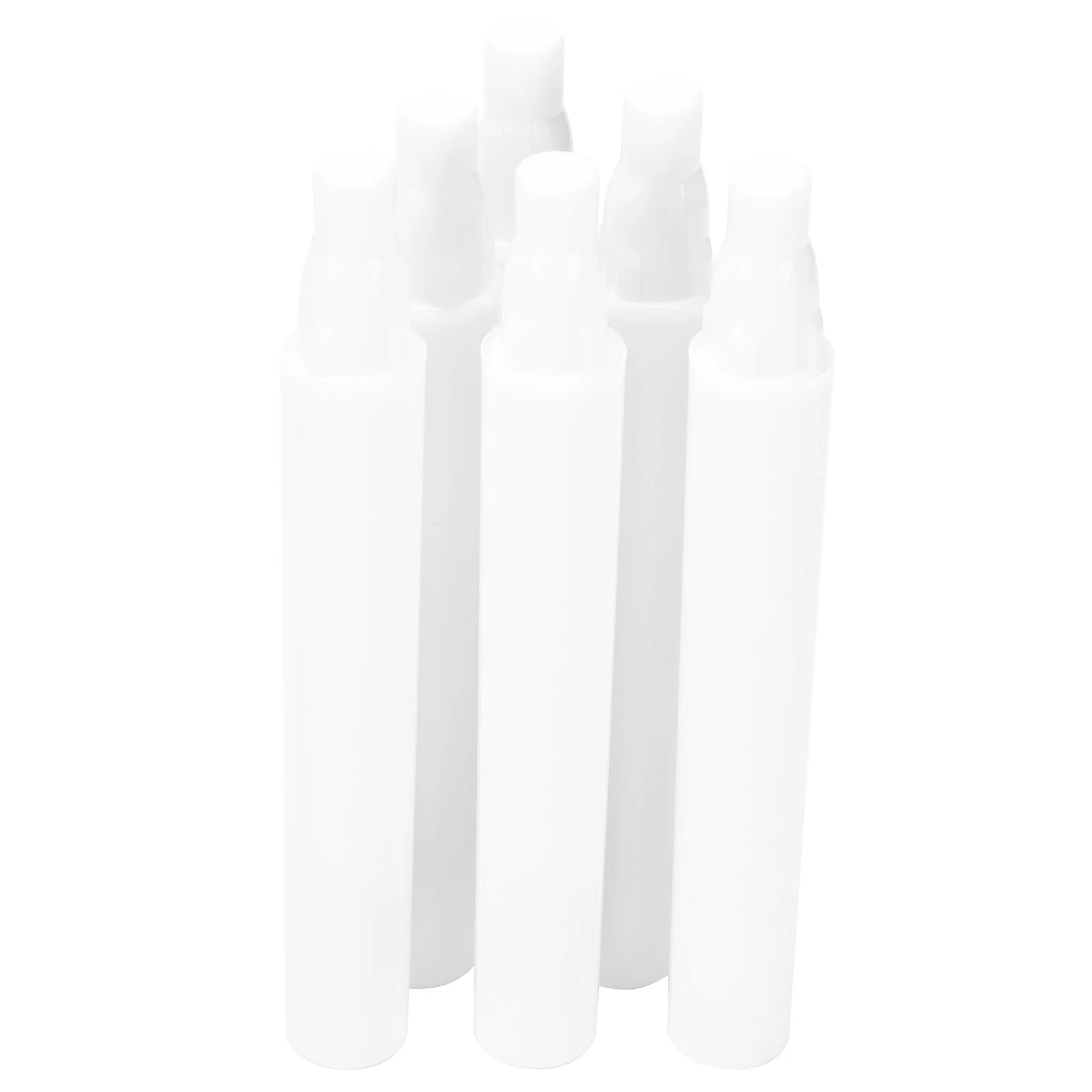 Set di pennelli per labbra in silicone da 6 pezzi Applicatori portatili per rossetto Pennello per trucco ombretto Punta morbida Facile da trasportare per cosmetici