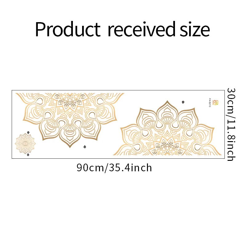 1PCS Art Style Pattern Bedroom Porch Living Room Wall Beautification Decoration Wall Stickers Self-adhesive view 6