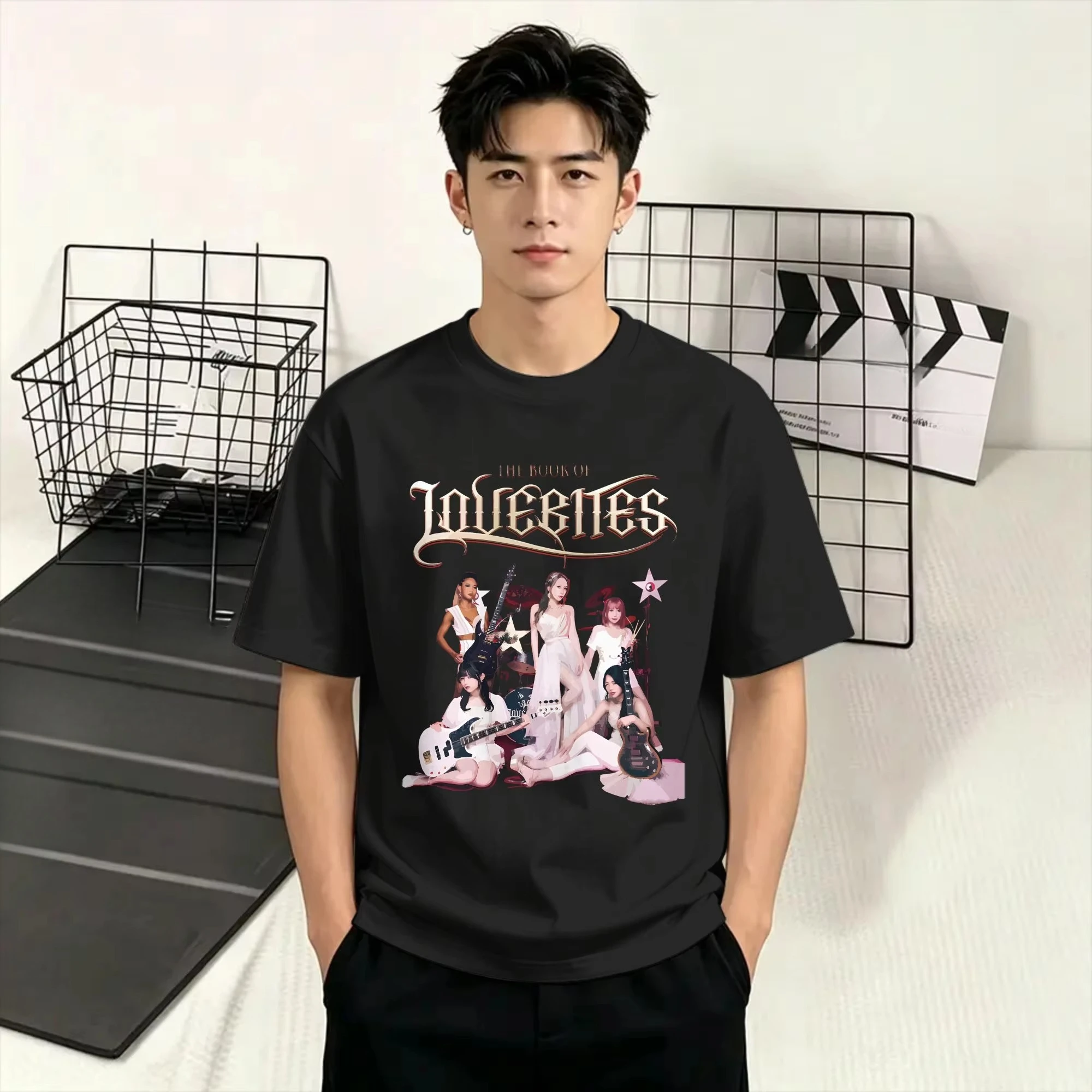Lovebites T Shirts Men's Cotton Vintage T-Shirts Crew Neck One Will Remain Tee Shirt Short Sleeve Tops Printing