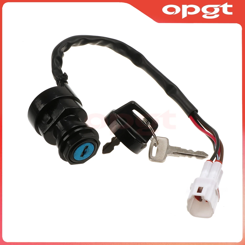 OPGT Ignition Key Switch Fit For Yamaha YFM350 Raptor 50 80 Big Bear 350 Warrior Banshee 350 YFZ350 350 Grizzly YFM700 Kodiak YF view 3