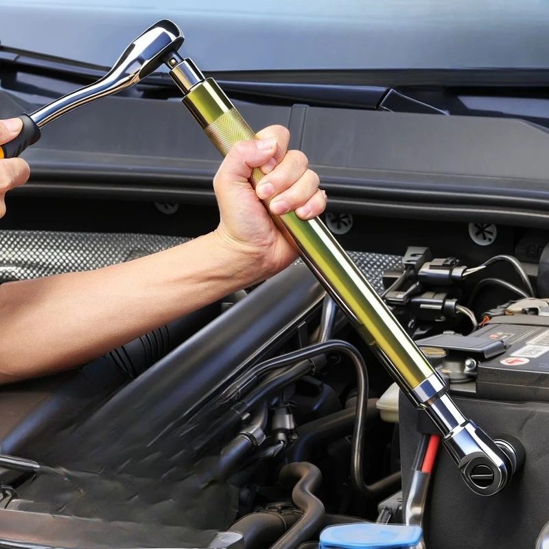 Two-in-one self-integrated ratchet wrench Quick dual-purpose extension wrench