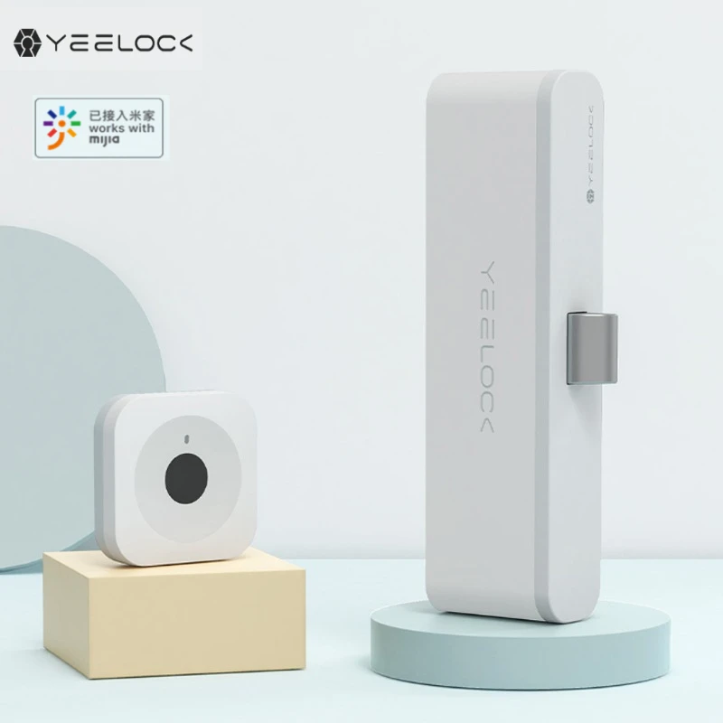 YEELOCK Smart Drawer Cabinet Lock Pro Wireless fingerprint NFC Bluetooth unlocking No punching required Works with mijia APP