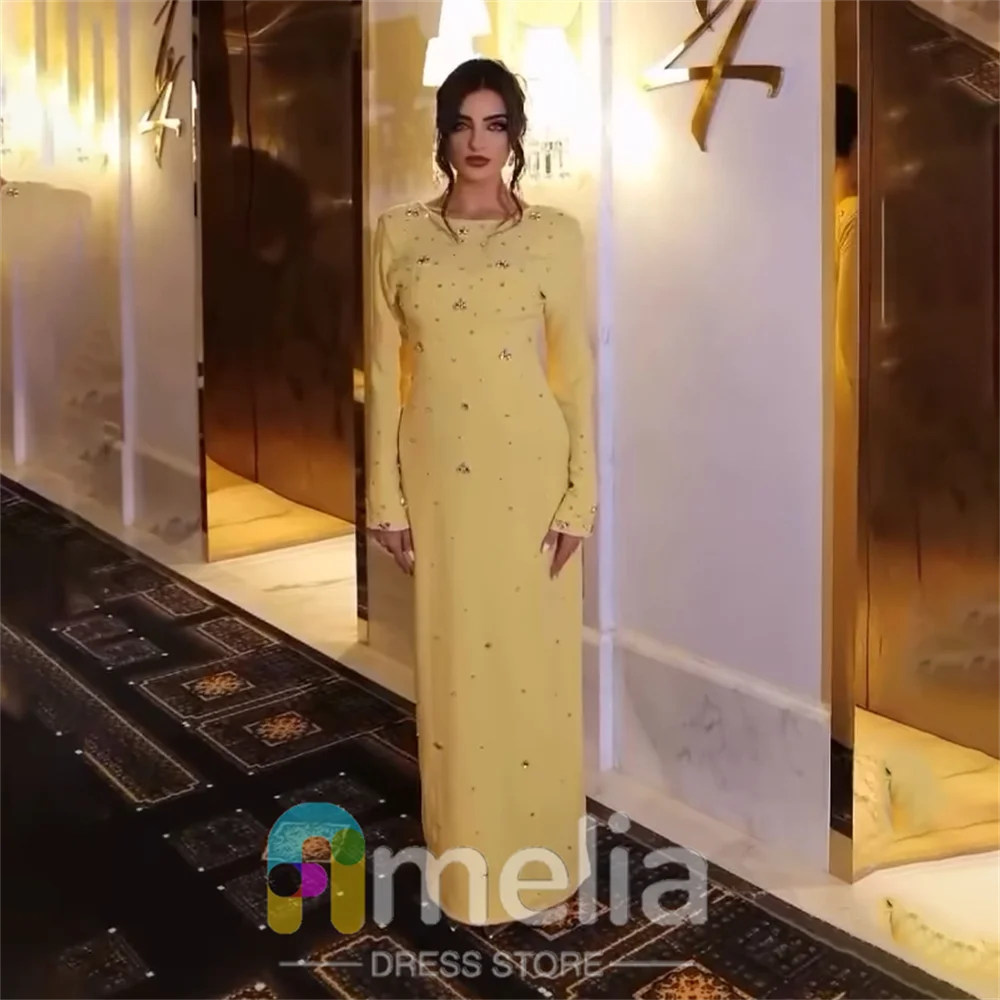 Amelia Elegant Party dresses Woman A-Line Dirlls Long Evening Prom Dresses for Special Occasions Formal Gowns For Dubai 2024
