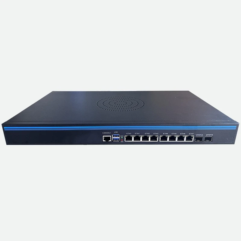 8-Port fourth-generation 2.5G Gigabit 40,000 Mega optical port i3i5i7 multi-WAN port soft routing industrial control machine