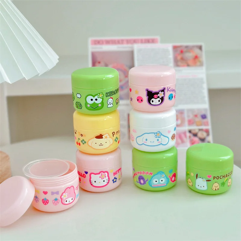 

New HelloKitty Portable Travel Face Cream In Separate Bottle Sanrio Skin Care Product Lotion Color Cream Bottle gift