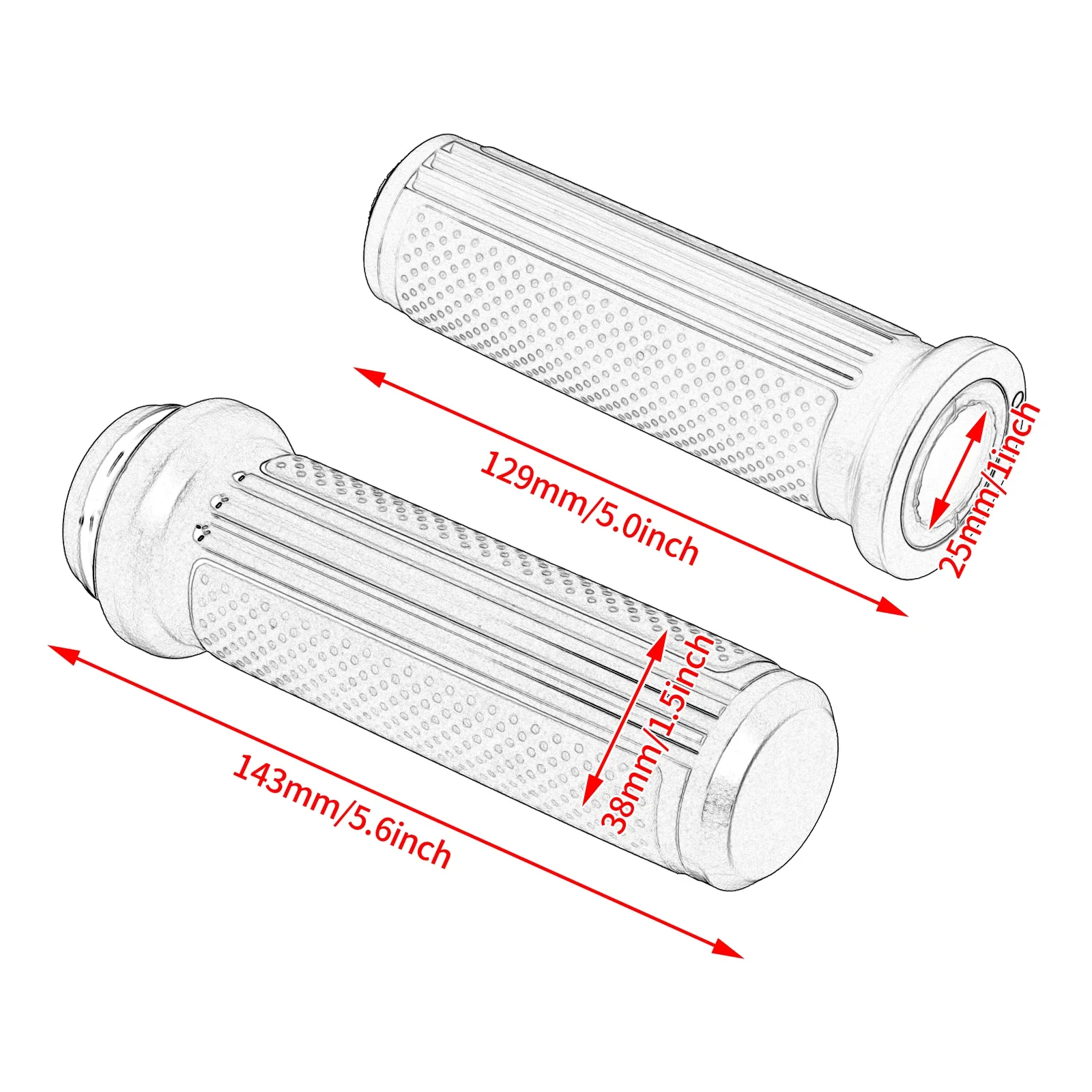 Empuñaduras de manillar de acelerador electrónico para motocicleta, 1 \'\', 25mm, para Harley Touring Road King Glide Softail Fat Boy Breakout FLSTF