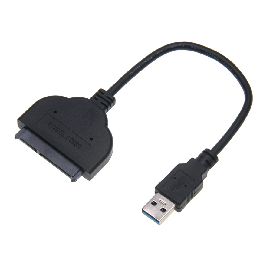 USB 3.0 To SATA 22 Pin Connector Cord Converter Cable Adapter For 2.5'' External SSD HDD Hard Drive Laptop