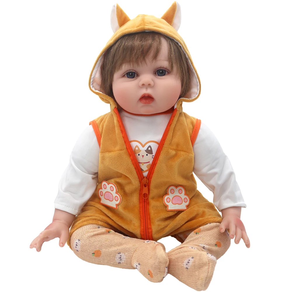 Monos encantadores para muñeca Reborn de 20-22 pulgadas, ropa y accesorios para muñecas de 50-55cm, novedad de 2023