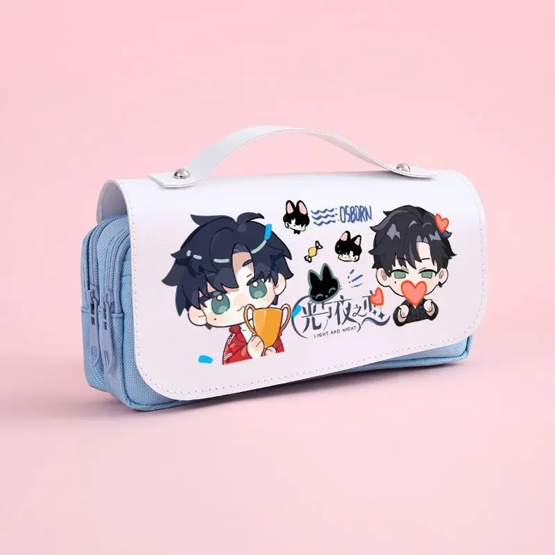 Neues Licht und Nacht Charlie Sariel Anime Mode Messenger Federmäppchen große Kapazität Aufbewahrungstasche Briefpapier Box Lolita Geschenk