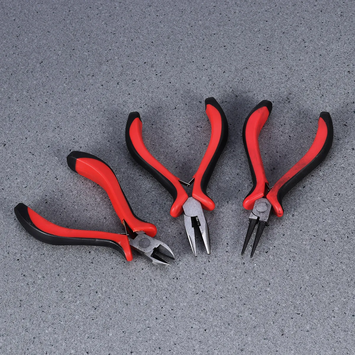 3Pieces Jewelry Pliers Set Heavy Duty Needle Nosed Round Nose Side Cutter Jewelry Making Accessories DIY Craft Beading Kit