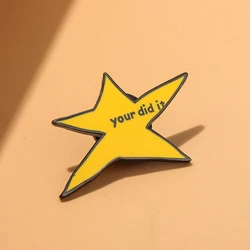 Your Did It Meme Star Enamel Pin Zabawna metalowa odznaka Broszka dla kobiet Mężczyźni Biżuteria Akcesoria