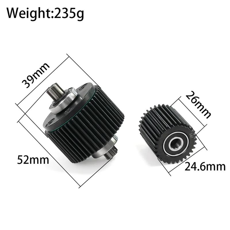 เกียร์เกียร์ Differential สําหรับ Arrma 1/10 GORGON Monster Differential สําหรับ Arrma 1/10 GORGON