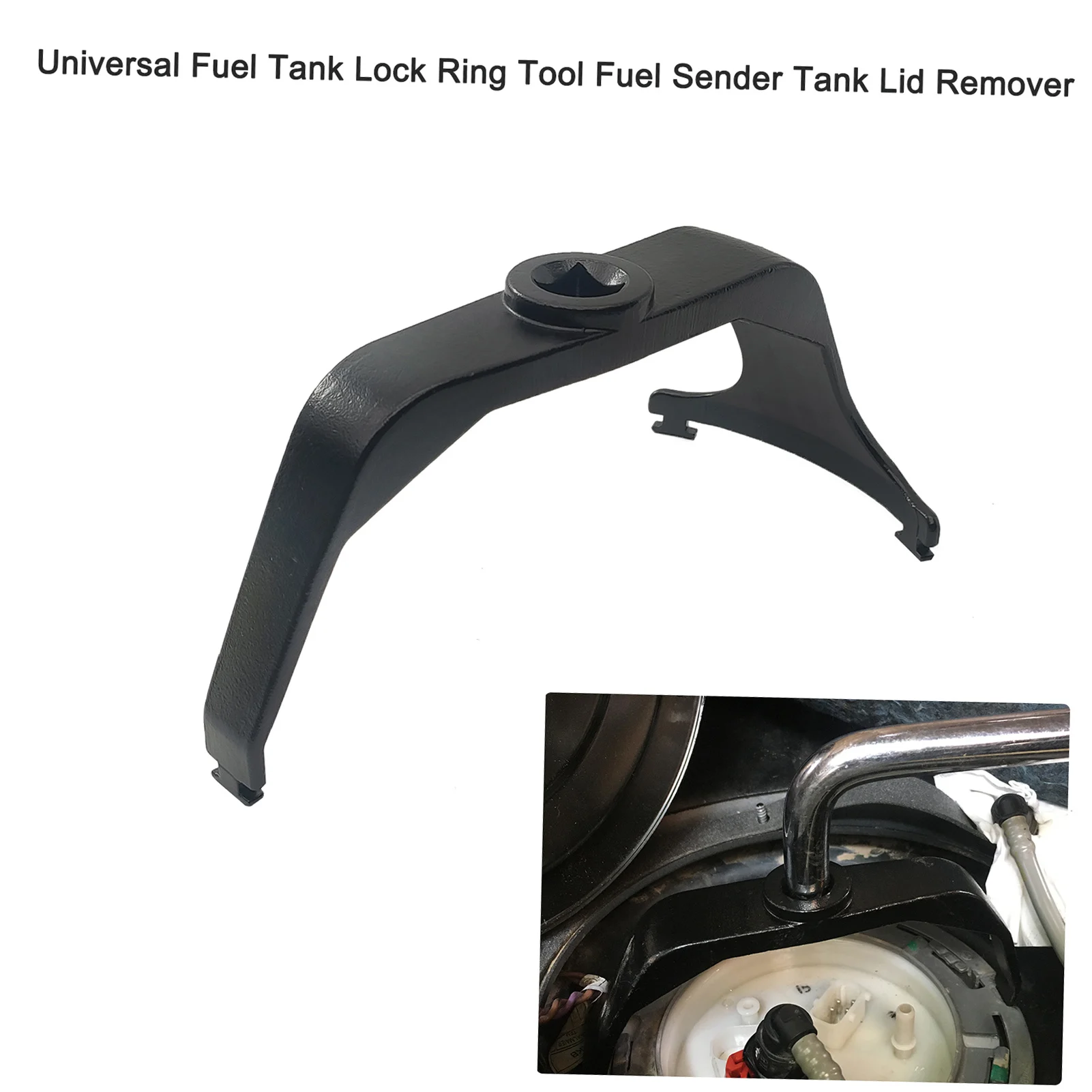 Universal Fuel Tank Lock Ring Tool Fuel Sender Tank Lid Remover Fuel Tank Lock Ring Tool Steel Material Repairing Fuel Pump