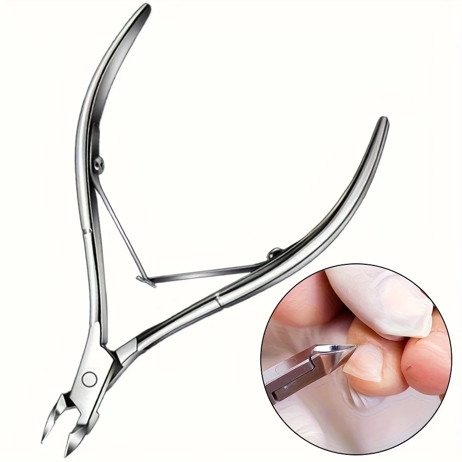 11Pcs Manicure Pedicure Kit Stainless Steel Cuticle Nipper & Pusher Double Sided Nail Files Nail Buffer Block DIY Nail Art