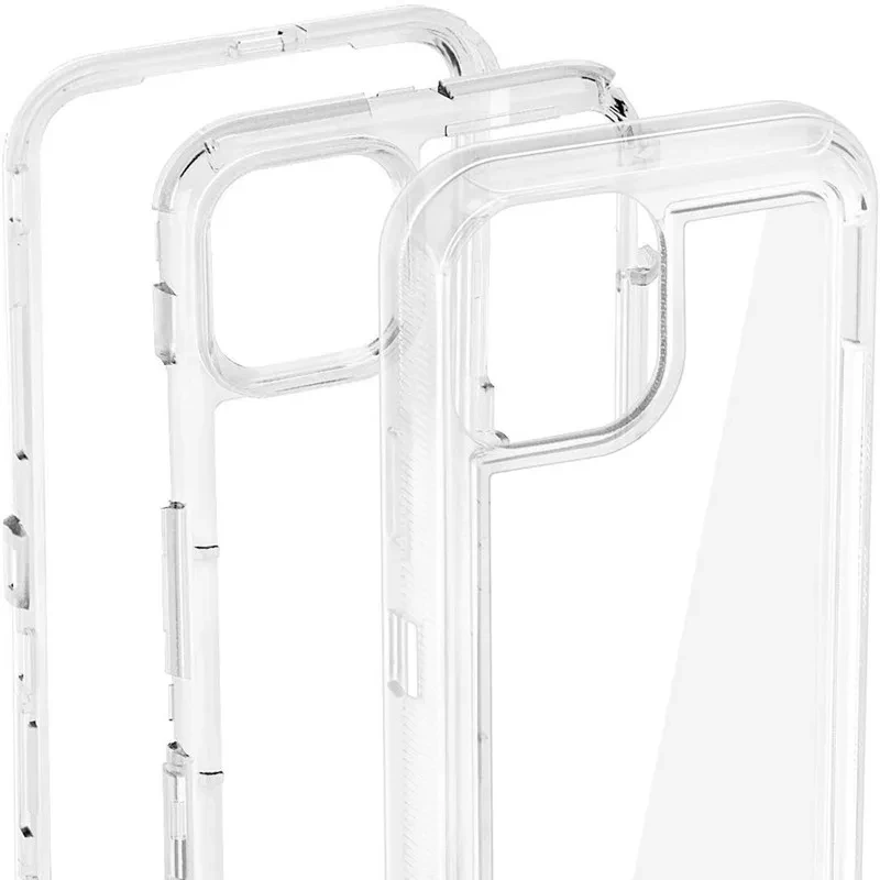 Hülle für iPhone 16 15 14 13 12 11 Pro Max Plus Xs Xr 8 7 Full 3 in 1 stoßfest Heavy Duty Anti-Scratch Rugged Clear Cover Funda – Detail 6