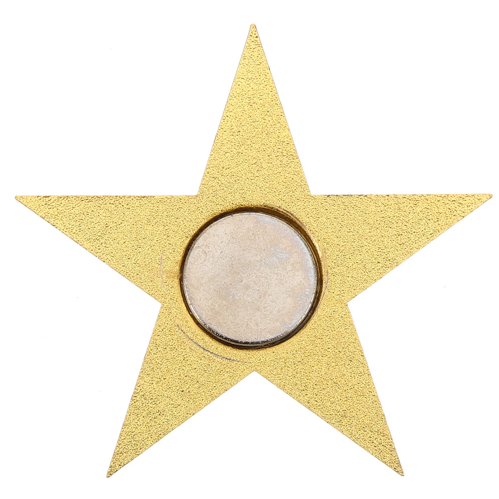 Celebridade magnética estrela de cinco pontas criança decorações adesivos para gráfico de recompensas medalha de liga de zinco diy