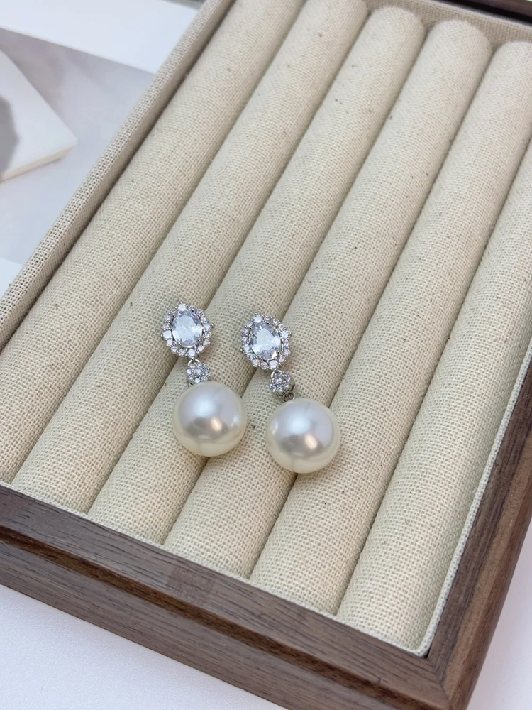 925-sterling-silver-needle-pearl-earrings-women's-new-luxury-fashion-clip-on-earring-jewelry-original-design-freshwater-pearl