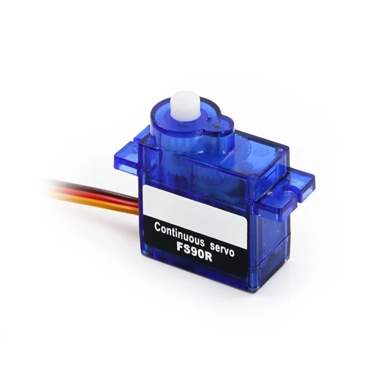 FS90R 9g Micro Analog Servo, 360 Degree Continuous Rotation Wheel‑Drive Mini Servo for RC Robot DIY Project