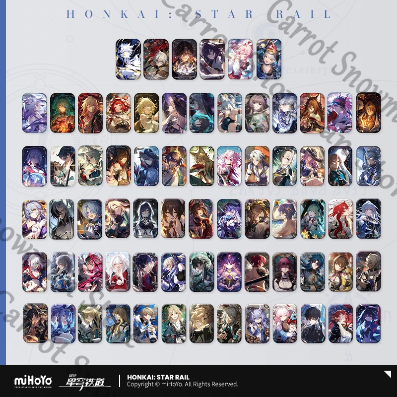 Honkai: Star Rail Light Cone Series Hoge uitstraling niveau blikken badge officieel Echt de derde editie verzamelcadeau