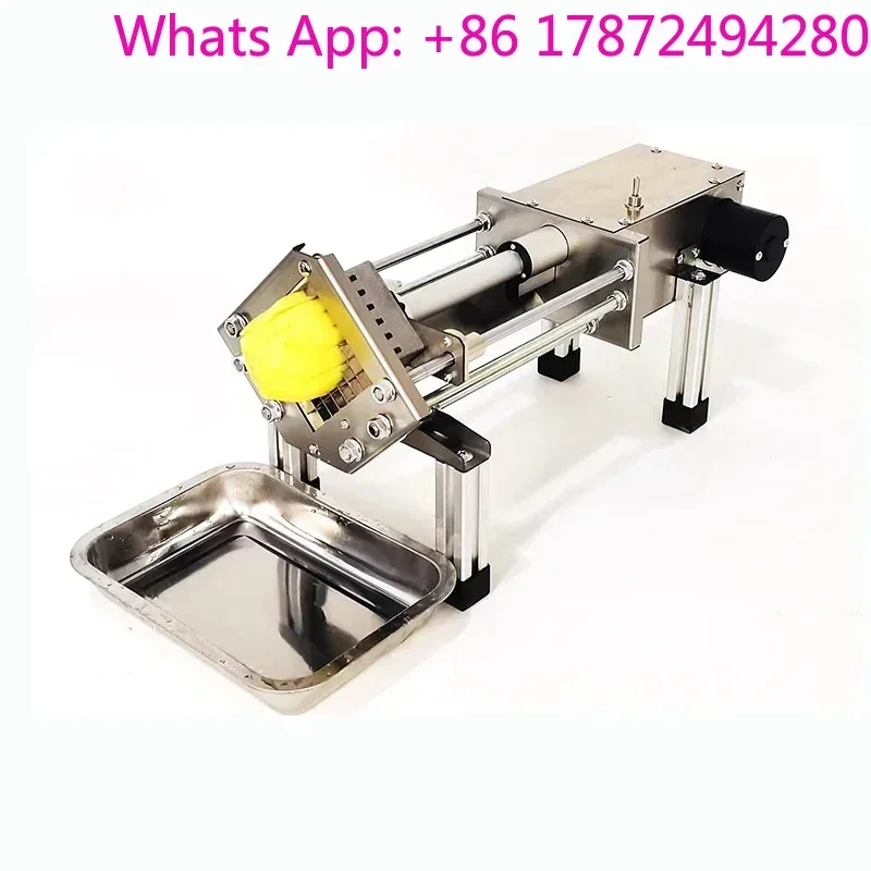 Multigauge Electric Potato Cutter 8-15mm Vegetable Cutting Equipment Dual Voltage 110V 220V