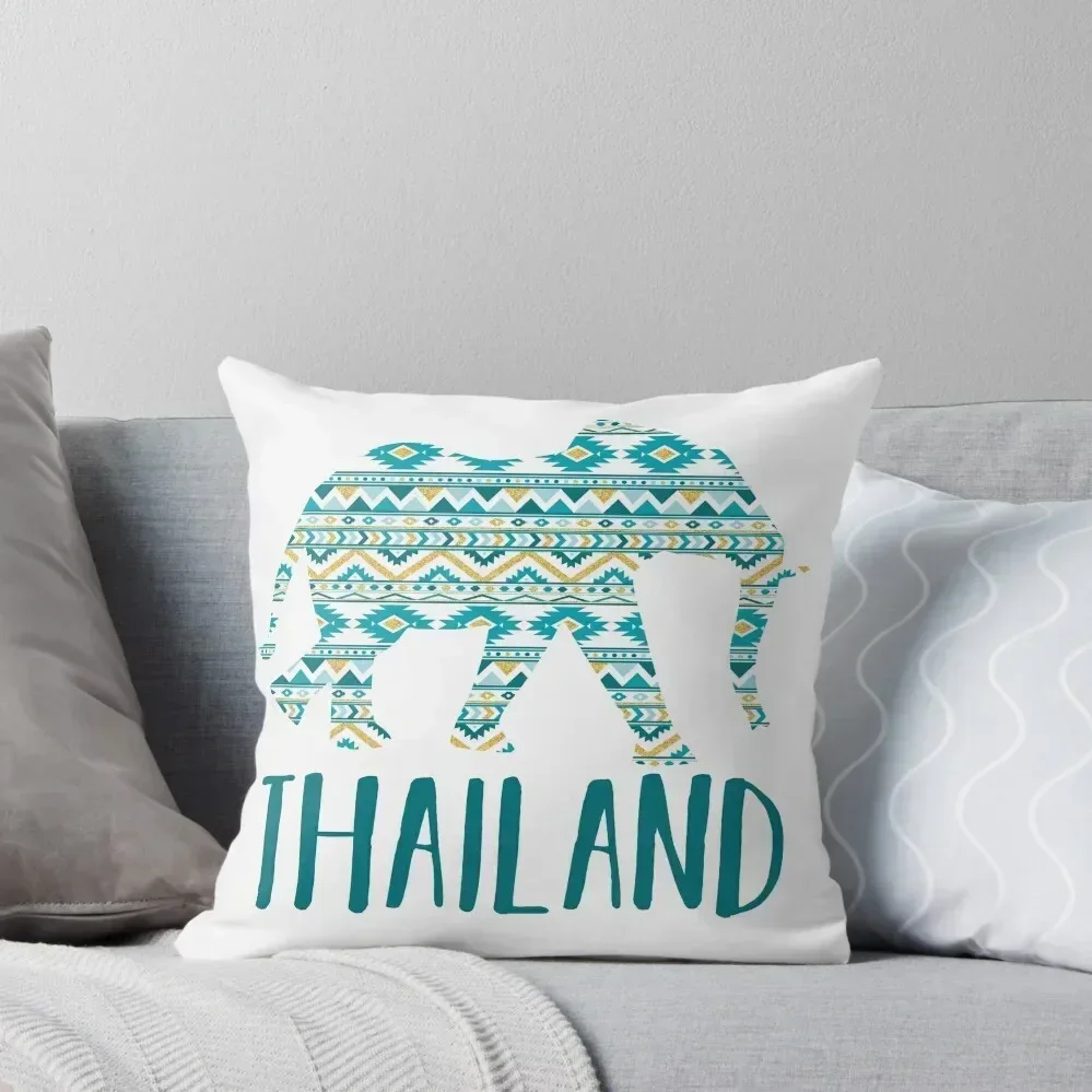 

Thailand Trip Souvenir Throw Pillow Decorative Pillow Covers For Sofa pillow pillowcase New year