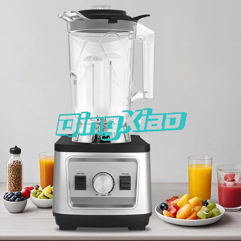 Commercial Large Capacity High Power Variable Speed Wet Dry Dual Use Blender Grain Crushing Smoothie Milk Tea Catering Shop Use