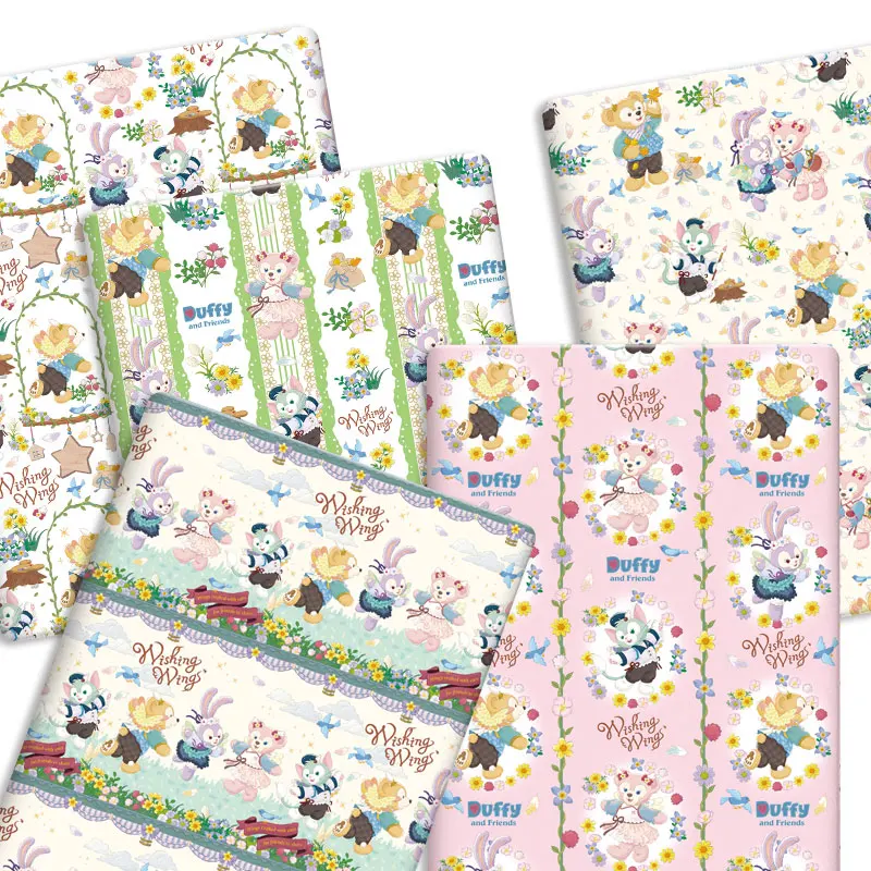 

Disney fabric 140x50CM Cartoon cotton fabric Patchwork Tissue Kid Home Textile Sewing Doll Dress Curtain Polyester cotton Fabric