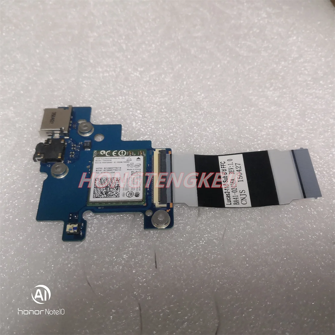 Original For Samsung Chromebook 2 XE500C12 USB Audio Jack and Wi-Fi PCB BA41-02410A test ok