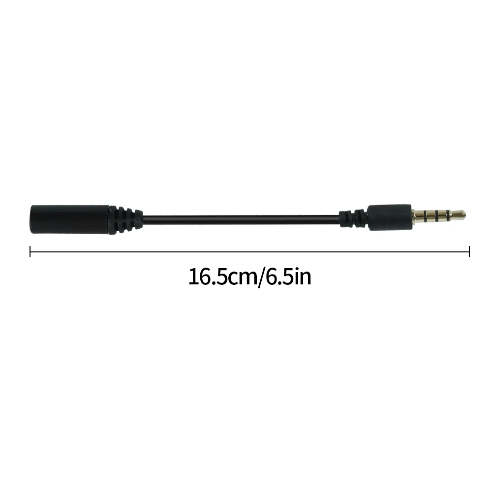 Audio Cable Balanced Cord Cable 3.5mm to 2.5mm Male to Female 4-pole Stereo Audio Extension Cable for Computer MP3 Headphones