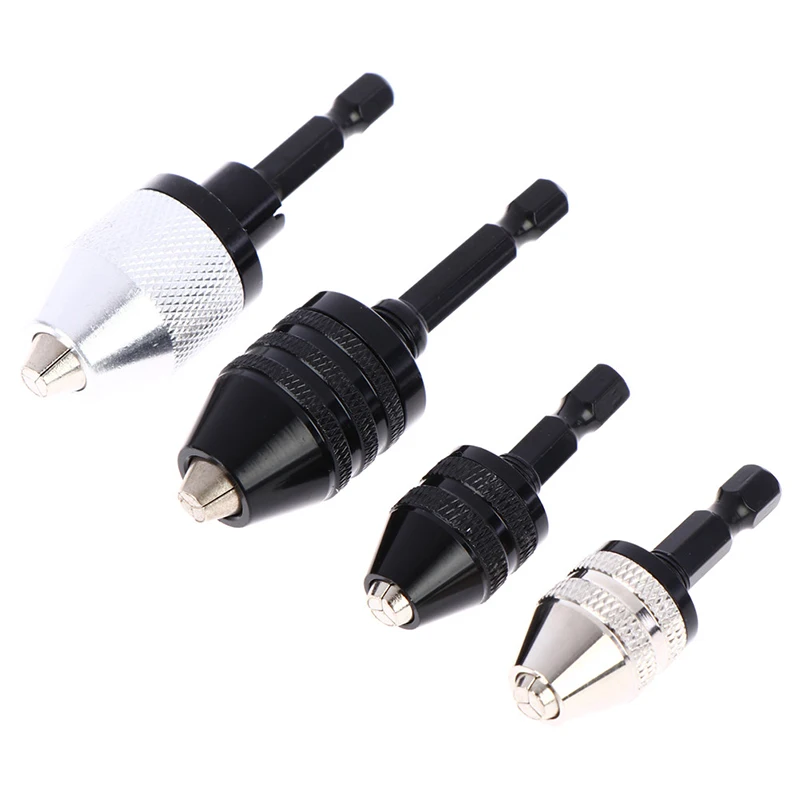 【AD】Keyless Drill Collet Chuck Conversion Tools, Keyless Conversion Chuck Adapter, 1/4-Inch Hex Shank Drill Drill Bit Set