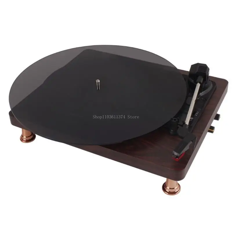  Acrylic Turntable Mat Record Platter Slipmat Acrylic Record Player Platter Vinyls Slip Mats Improve Sound Quality