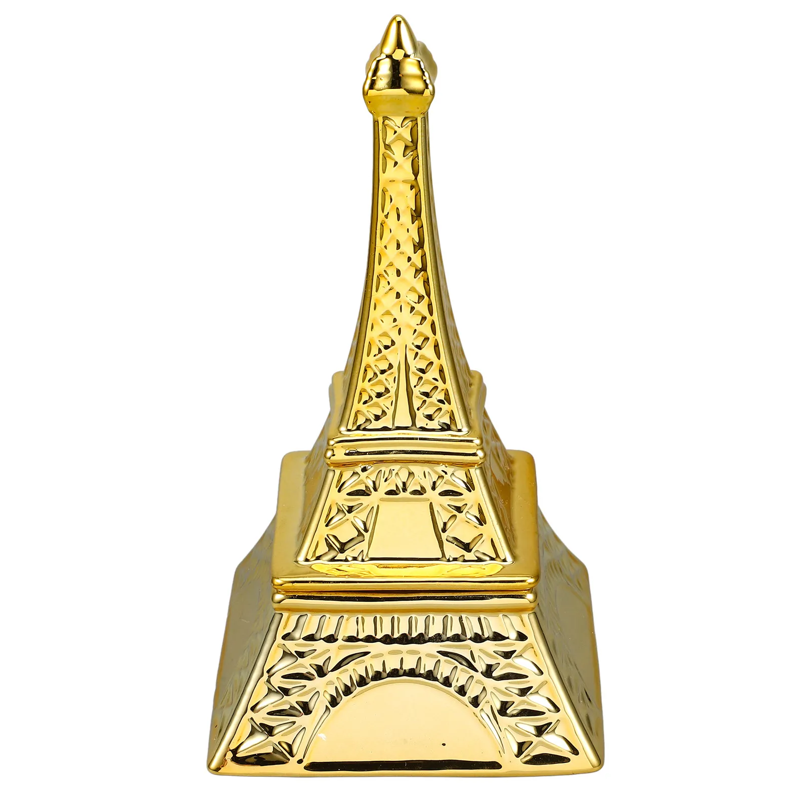 Creative Pyramid Shape Storage Box Exquisite Ceramic Jewelry Holder Small Sundries Keeper Desktop Decoration Gift for Her