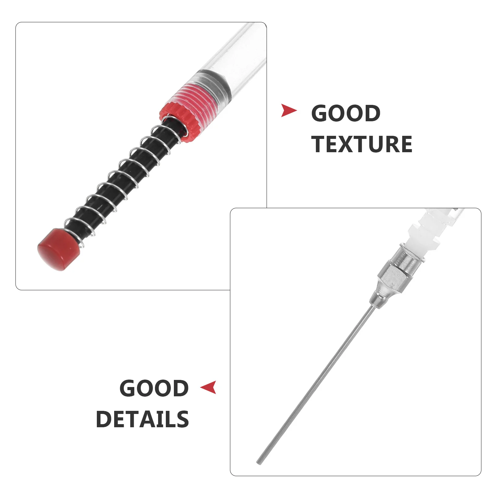 6 قطعة أداة امتصاص الحبر القلم كفاءة حقنة الحبر جهاز لقلم حبر 34 مللي متر 26 مللي متر محول خفيفة الوزن المحمولة المدرسة