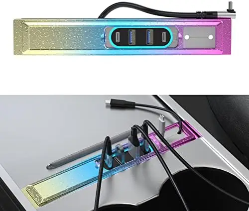 

USB Hub Docking Station for Y/Model 3 Charging 2021-2024