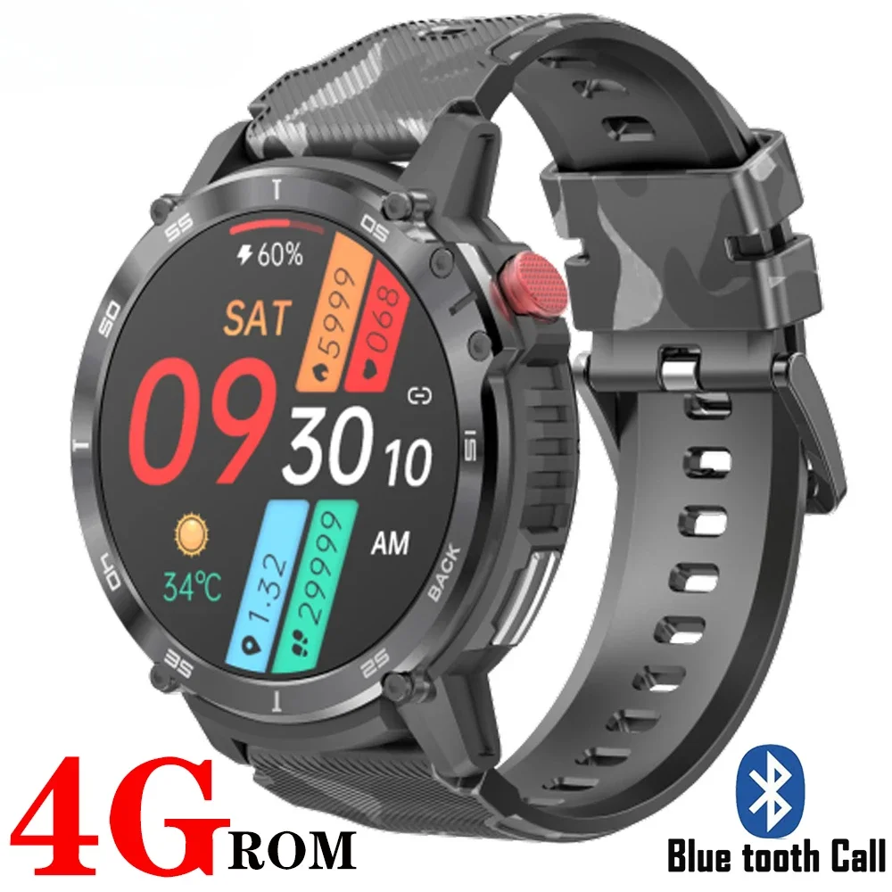 2024 Nuevo reloj inteligente C22 para hombres: llamada Bluetooth. Pantalla HD de 1,6 pulgadas. Companion de fitness con reloj inteligente de moda resistente al agua IP8.