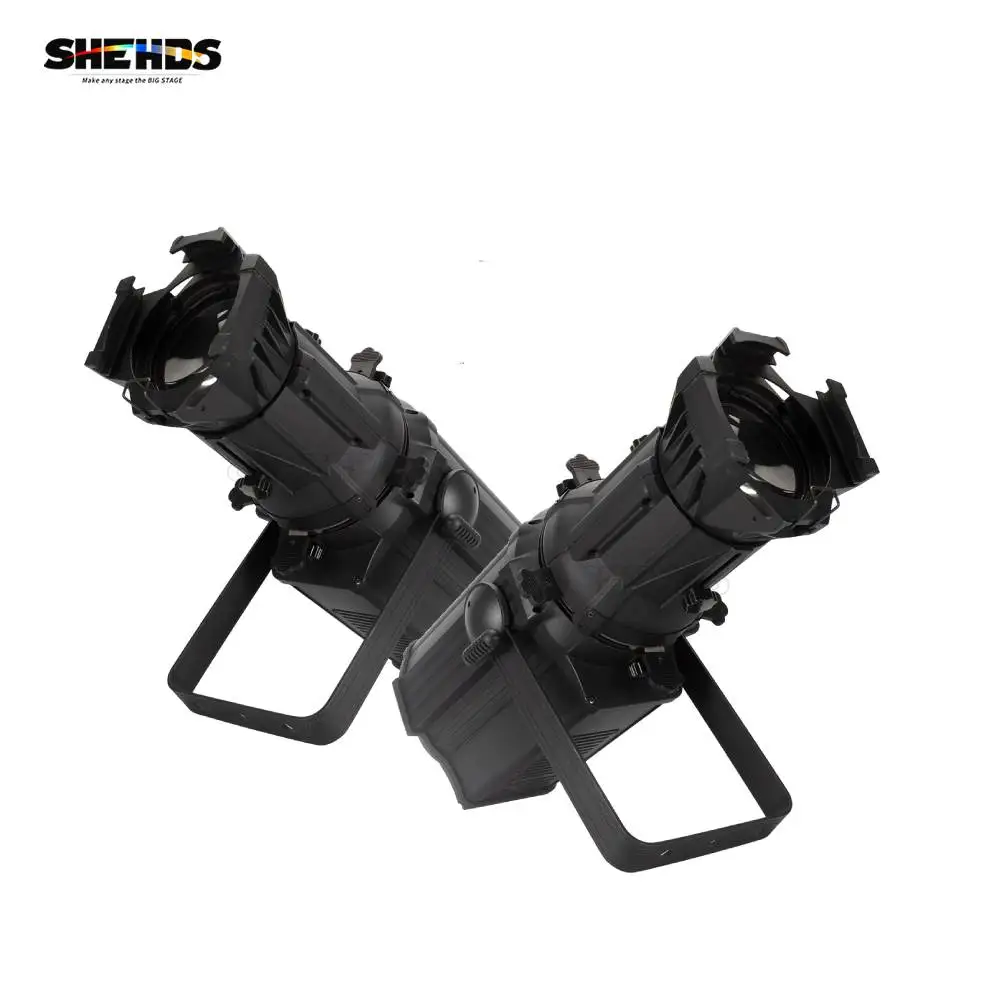 Imagem -02 - Shehds-refletor de Perfil Elipsoidal Luzes Leko para Night Club Bar Disco Party Palco Catwalk Branco Fresco Rgbw 250w Pcs