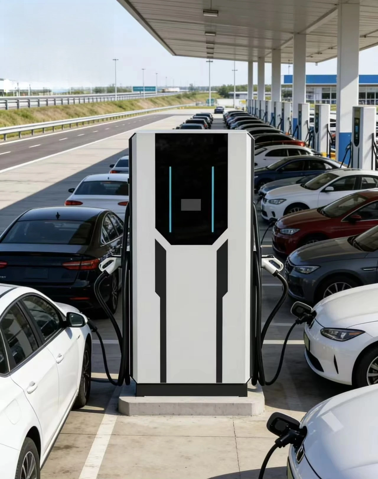 New  DC EV Charger 320kW 150~1000VDC Heavy Truck Dedicated Simultaneous Charging Home Use CE Certified