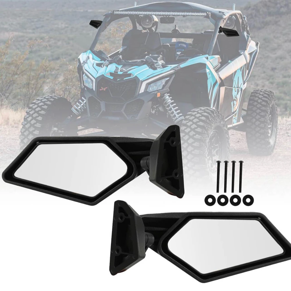 UTV SSV SXS Side View Mirror  For Can Am Maverick X3/X3 Max RS DS Turbo RR  2017-2023 OEM Replace #715002898