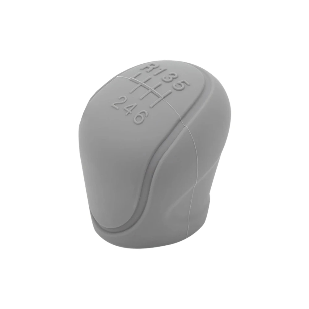 Car Silicone Gear Shift Knob Cover Gear Shift Non-Slip Grip Handle Protective Covers Manual 5 6-speed Car Interior Accessories