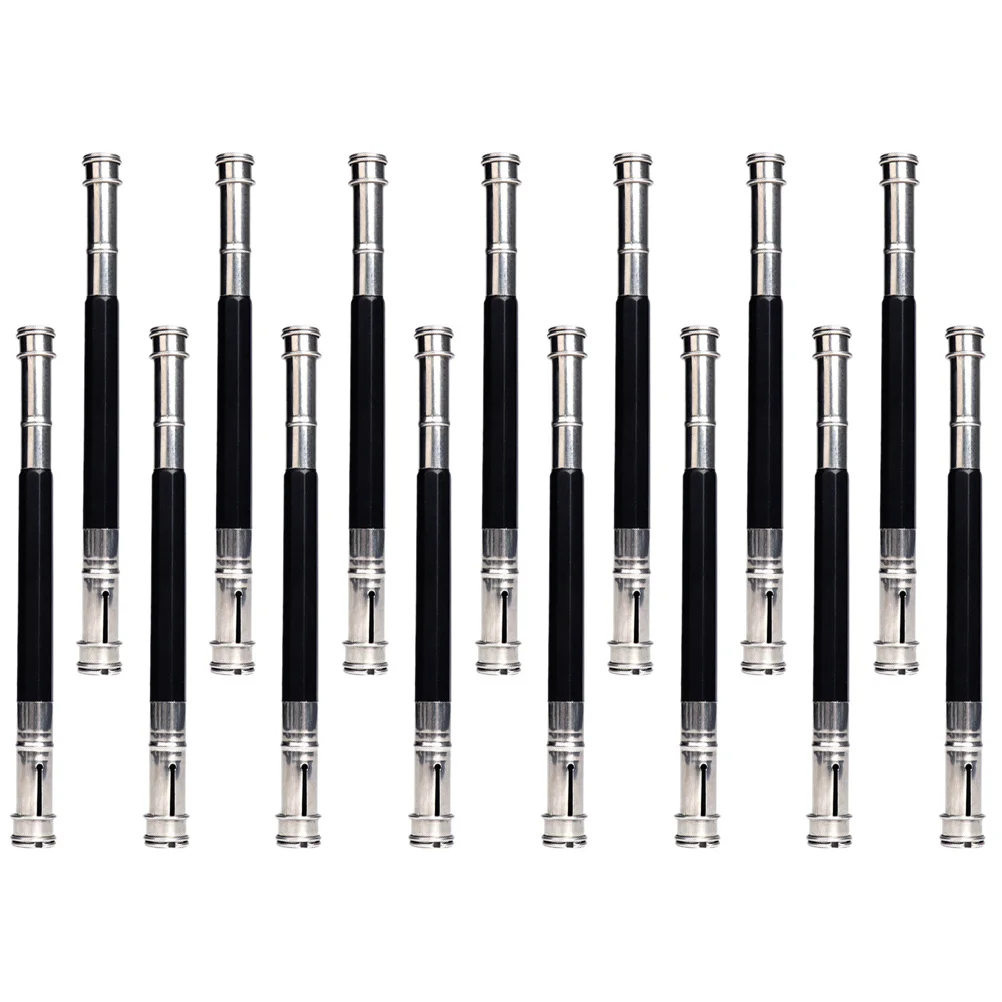 

15Pcs Metal Pencil Extender Double Ends Pencil Holder Stainless Steel Extension Rod for Kids Students Reusable Writing Tool