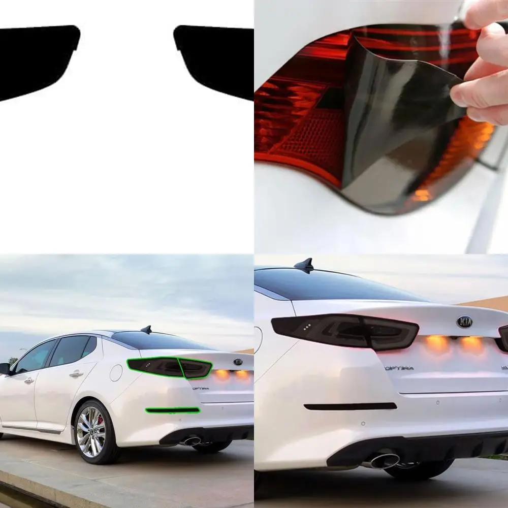 

Blackout Smoke Kia Optima 2014-2015 Tail Light Pre-Cut Tint Film Cover Kit