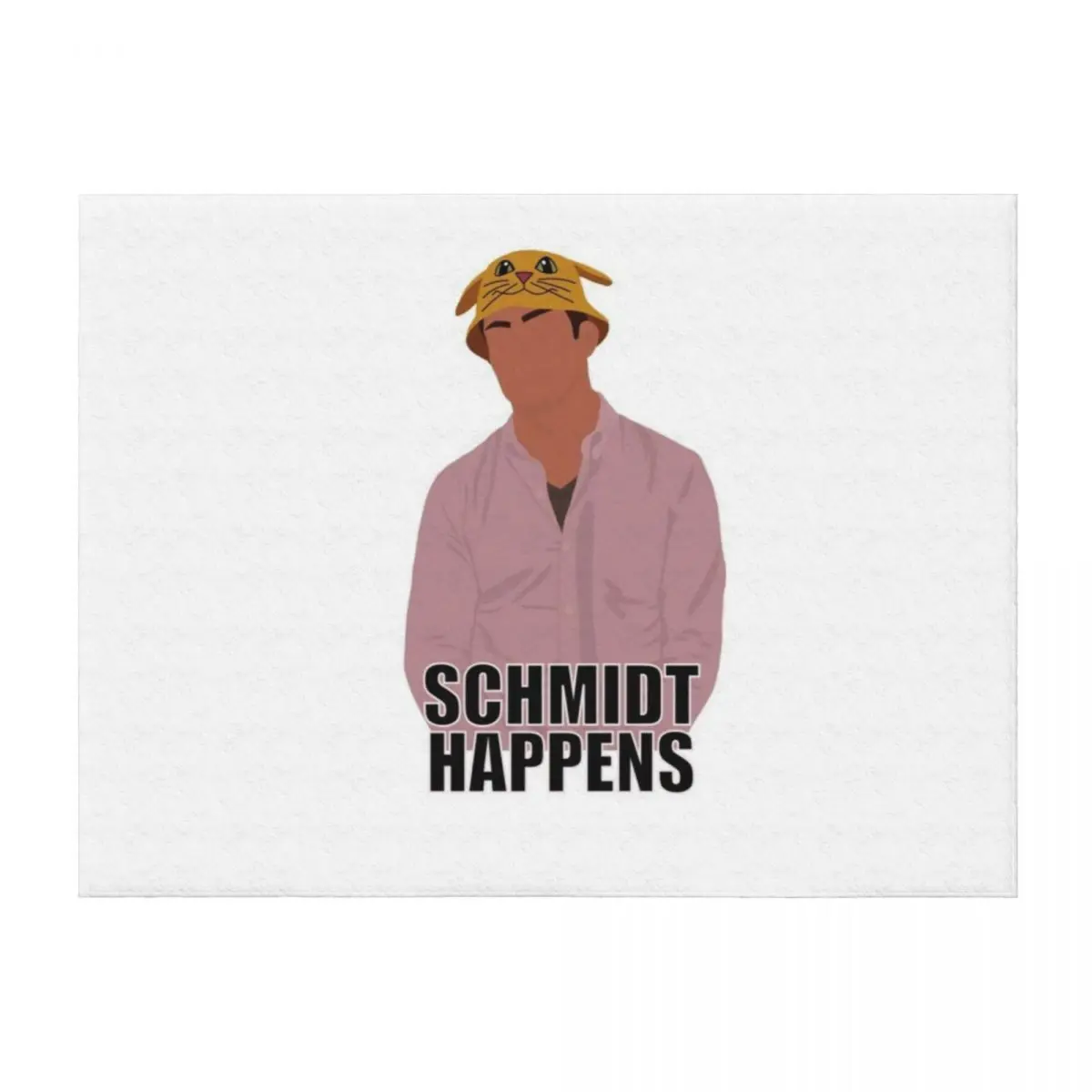 

schmidt happens Throw Blanket Giant Sofa Polar Plaid Summer Blankets