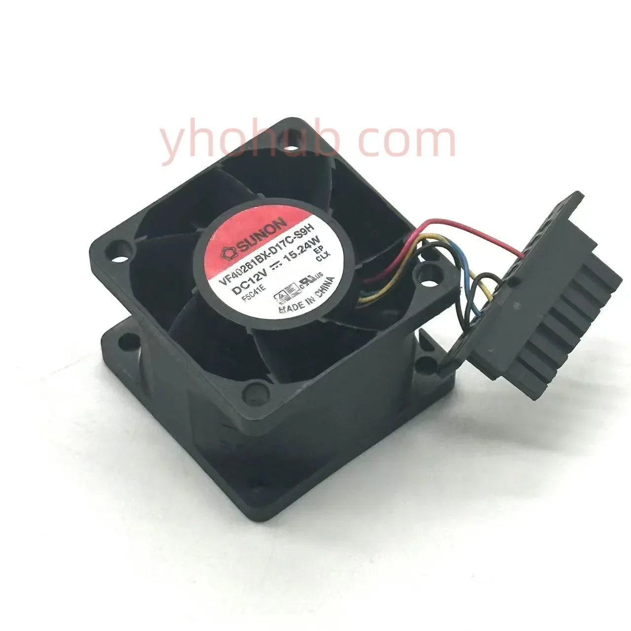 

Вентилятор охлаждения сервера SUNON VF40281BX-D17C-S9H DC 12V 15.24W 40x40x28мм, 4-проводной