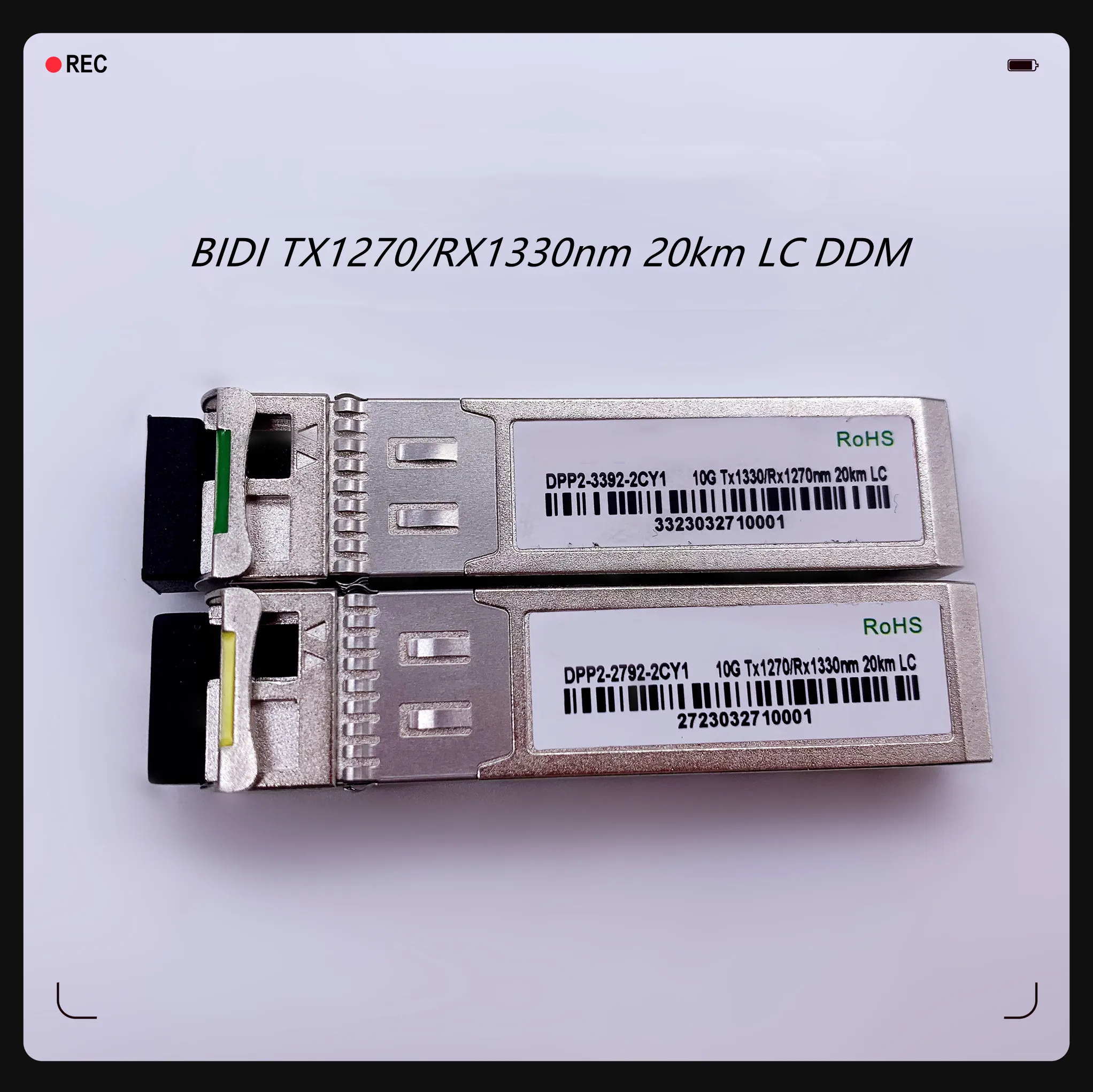 1 Pair 10G SFP 10KM/20KM/40KM LC Fiber Module Simplex Fiber SFP Single Mode Fully Compatible with Cisco/Mikrotik/Huawei Switch