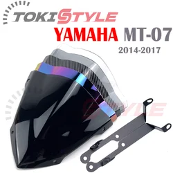 Fits For YAMAHA MT-07 MT07 FZ07 2014 2015 2016 2017 14-17 Motorcycle Accessories Sports Windshield Visor Windscreen