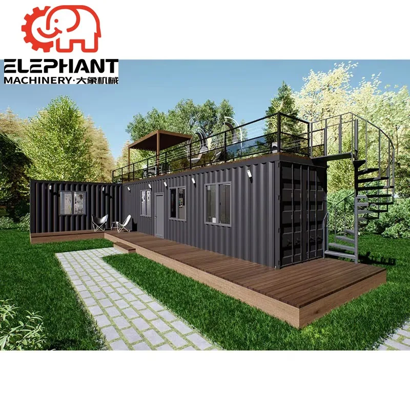 20ft 40ft Standard Modified Modern Shipping Container Living House Portable Storage Containers Modified Villa Apartment