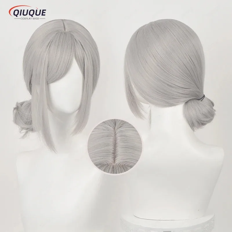 

Реверс игры 2025 yiyi: 1999 Vertin 55 см, длинные серые термостойкие синтетические волосы, аниме, парики для косплея + шапочка для парика